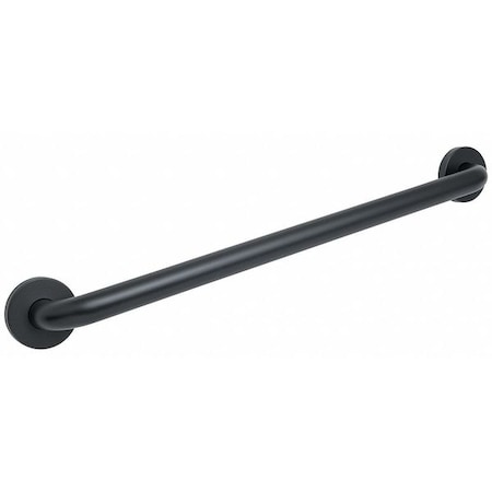 Circle ADA Grab Bar, 27.0 L, Stainless Steel, Matte Black MPN:SA-1009-24-MB