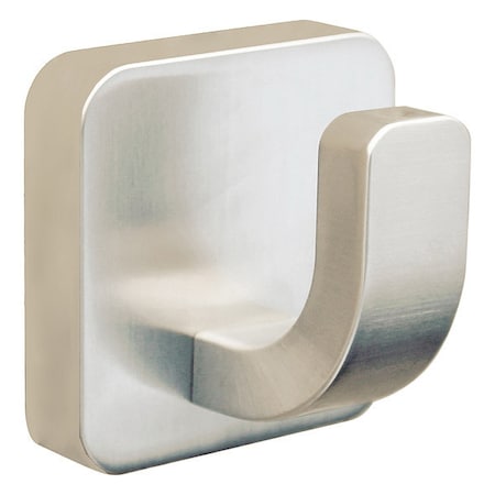Bathroom Hook, Brass, Brushed, 2 1/4 in W MPN:SA-2406-BN
