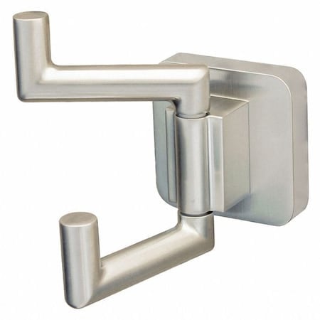 Bathroom Hook, Brass, Brushed, 4 3/4 in W MPN:SA-2408-BN