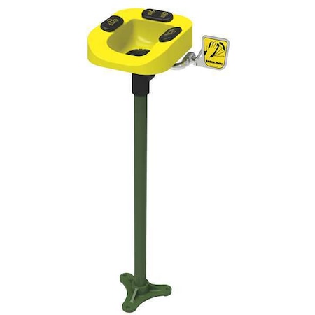 Eye/Face Wash Station, Floor Mounted, 41.63 H., 14.94 W MPN:SE-1150