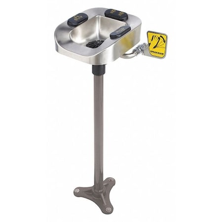 Eye/Face Wash Station, Floor Mounted, 41.63 H., 14.94 W MPN:SE-1155