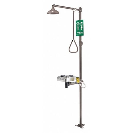 Emergency Shower Combination, Floor Mounted, 91.75 H., 15.0 W MPN:SE-1255