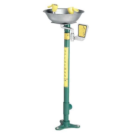 Pedestal Mounted Eyewash Station Stainless Steel MPN:SE-584