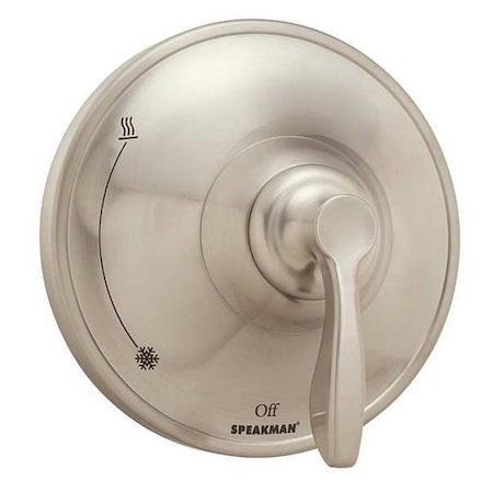 Wall Shower Valve Trim, 1, Brushed Nickel MPN:CPT-10000-P-BN