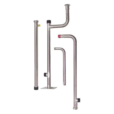 Stanchion Assembly Rpg, Stainless Steel, Speakman MPN:RPG74-0032-SS