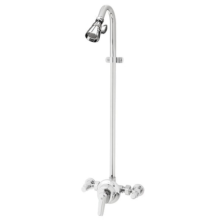 Exposed Shower, Manual, 2, Wall, Polished Chrome MPN:S-1495-AF