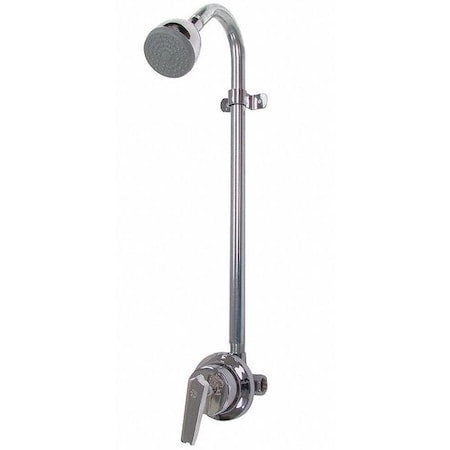 Wall Mounted Exposed Shower, Manual, 2, Wall, Rough Chrome Plated MPN:S-1496-AF