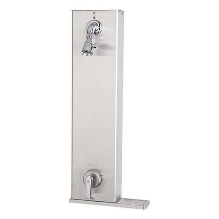 Wall Mounted Exposed Shower, Manual, 0, Wall, Stainless Steel MPN:S-1590-AF