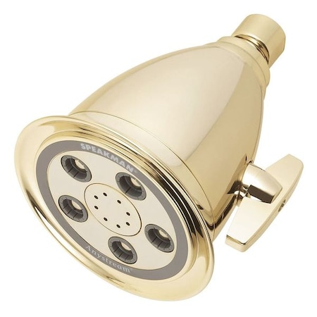 wall, Shower Head, Polished Brass, Wall MPN:S-2005-HB-PB