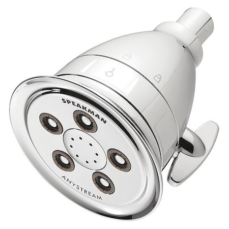 Shower Head, Polished Chrome, Wall MPN:S-2005-HBF-E175
