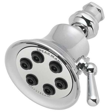 wall, Shower Head, Polished Chrome, Wall MPN:S-2254
