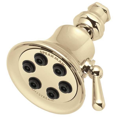 wall, Shower Head, Polished Brass, Wall MPN:S-2254-PB