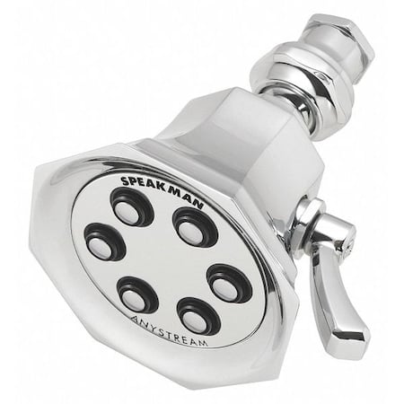 Shower Head, Polished Chrome, Wall MPN:S-2255-E175