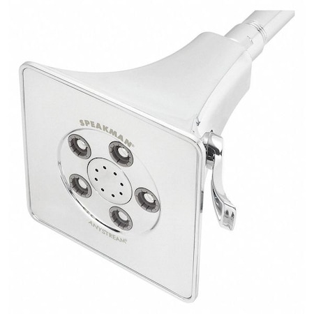 Shower Head, Polished Chrome, Wall MPN:S-3018