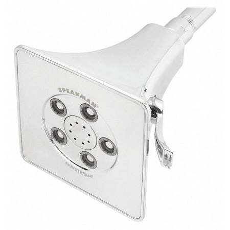 Shower Head, Polished Chrome, Wall MPN:S-3018-E175