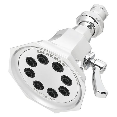 Shower Head, Polished Chrome, Wall MPN:S-3019-E175