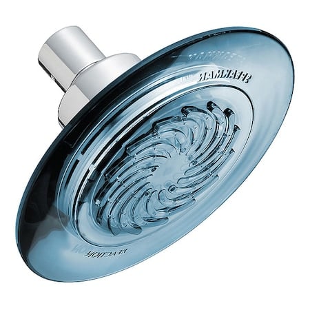 wall, Shower Head, Blue & Polished Chrome, Wall MPN:S-4000-E15