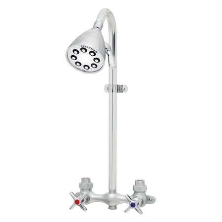 Commander Exposed Shower w/Cross Handles MPN:SC-1220-1-AF