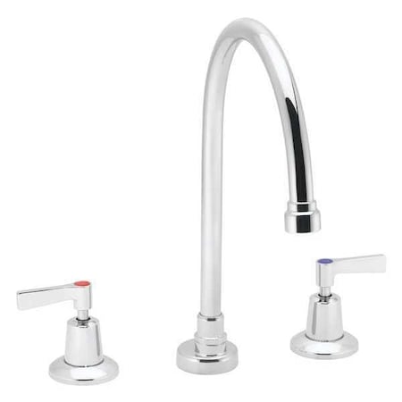 Manual Gooseneck Bathroom Faucet, 8