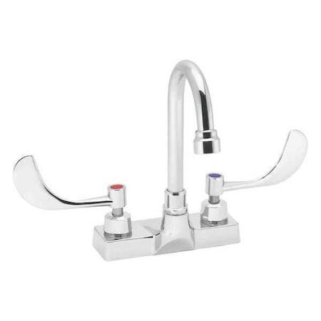 Manual Gooseneck Bathroom Faucet, 4