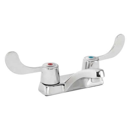 Manual Low Arc Bathroom Faucet, 4