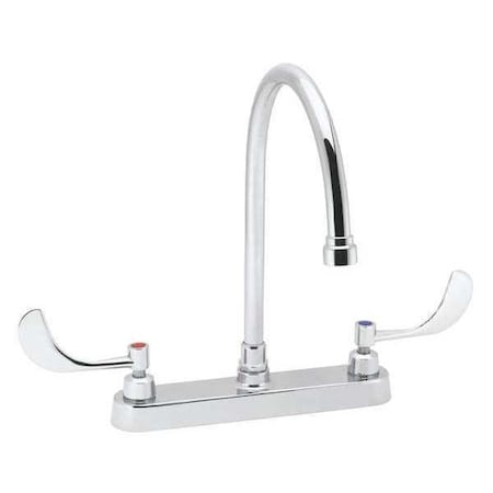 Manual Gooseneck Bathroom Faucet, 8