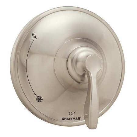 Wall Shower Valve and Trim, Manual, 1, Brushed Nickel MPN:SM-10000-P-BN