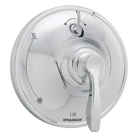Wall Shower Valve and Trim, Manual, 1, Polished Chrome MPN:SM-10400-P