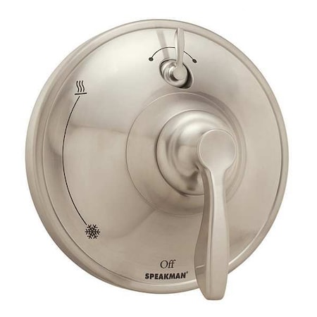 Wall Shower Valve and Trim, Manual, 1, Brushed Nickel MPN:SM-10400-P-BN