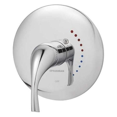 Wall Shower Valve and Trim, 1, Polished Chrome MPN:SM-12000
