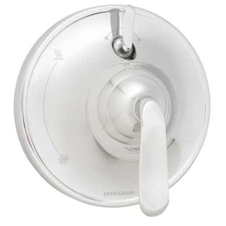 Wall Shower Valve and Trim, 1, Polished Chrome MPN:SM-7400-P