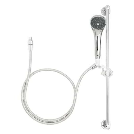 Wall Commercial Shower Combination, Manual, 1, Wall, Polished Chrome MPN:VS-2054