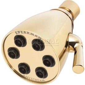 Speakman Anystream® Icon 6-Jet Shower Head Polished Brass Finish 2.5 GPM S-2252-PB