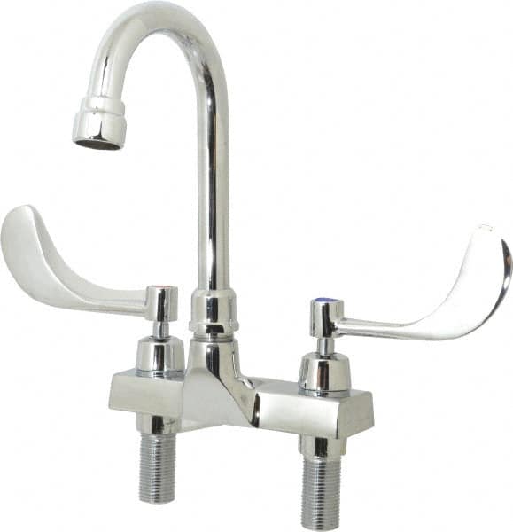 Wrist Blade Handle, Centerset Bathroom Faucet MPN:SC-3084-LD-E