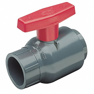 Compact Ball Valve Tee Inline PVC 1 in MPN:2121-010