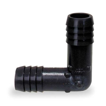 Elbow, PVC, Barbed 1 1/4