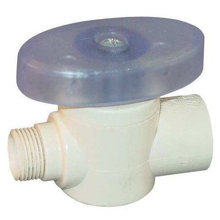 1/4-Turn Stop, Straight, 1/2 Inx3/8 In MPN:7422CM-073