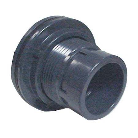 BulkheadTankFitting, PVC, 1/2in, 1/2in MPN:8172-005