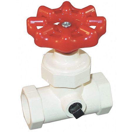 Stop and Waste Valve, 1/2 In, Slip MPN:8422W-005