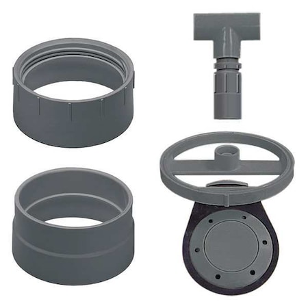 Backwater Valve, 3 In., PVC, 120 Deg F MPN:S375P-AK