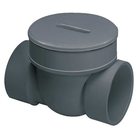 Backwater Valve, 6 In., PVC, 120 Deg F MPN:S675P