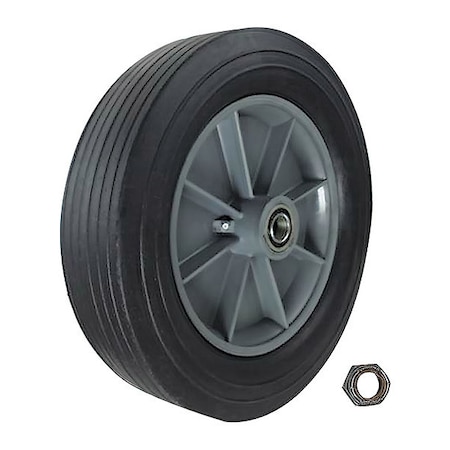 Wheel, Black, Rubber, 850 lb MPN:GRFG1316M30000