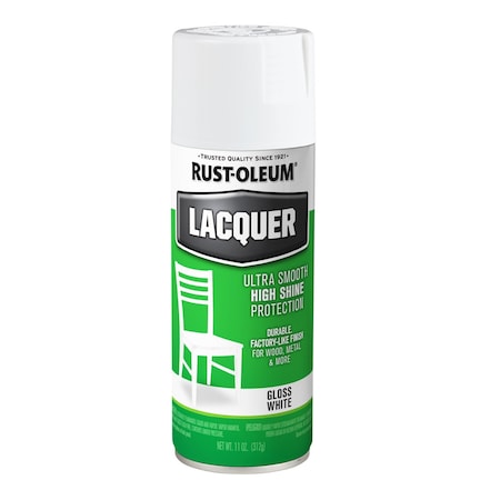 Spray Paint, White, Gloss, 11 oz. MPN:1904830