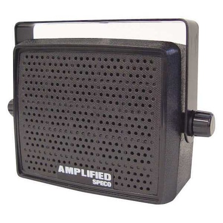 Extension Speaker, 1.6 lb., Black, 82dB MPN:AES4
