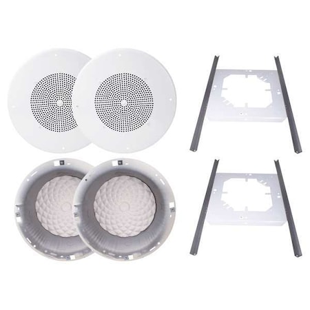 In-Ceiling Speaker Kit, 13inLx3-1/2inH, PR MPN:G86KITPRC