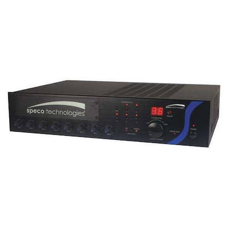 PA Amplifier, 3-13/32in H, 70V, 5 Channel MPN:PBM240A