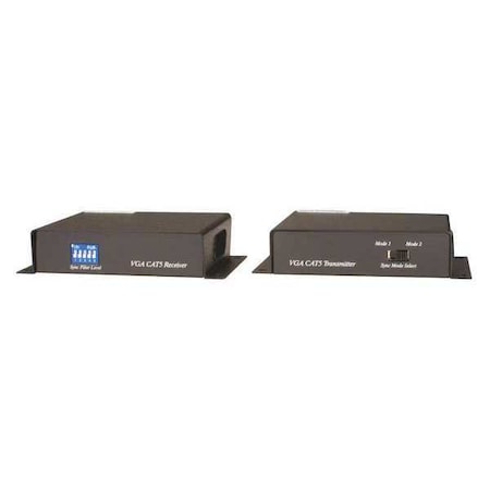 VGA Cat5 Extender, Black, Connection VGA MPN:VGA135