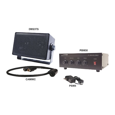Audio Kit, 2-Way, 30W Amp MPN:2WAK3