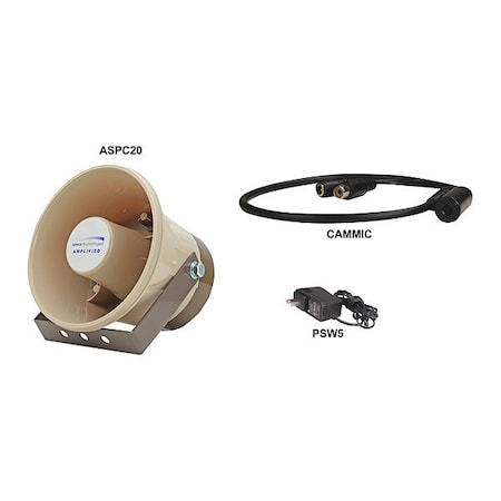 Audio Kit, 2-Way, Amplified Pa Speaker MPN:2WAK4