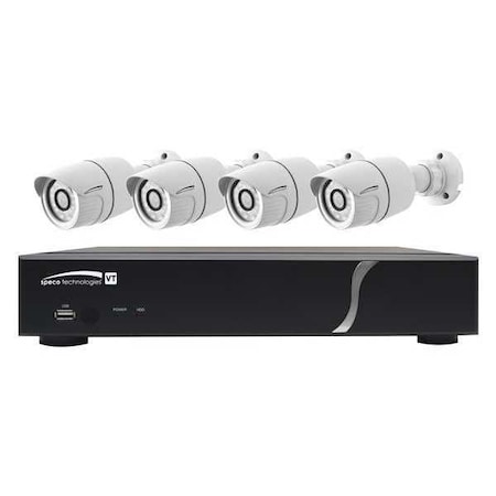 CCTV Kit, 8 Channels, 2 TB, 2-1/2 in. Dia MPN:ZIPT84B2